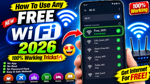 How to Use Free Wi-Fi in 2026 – Safe & Easy Ways to Get Internet | Techy Fans
